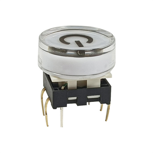 Round Video Illuminated Button