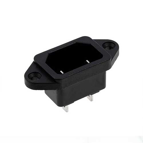 C14 Chassis Mount 2 Pin AC Power Socket