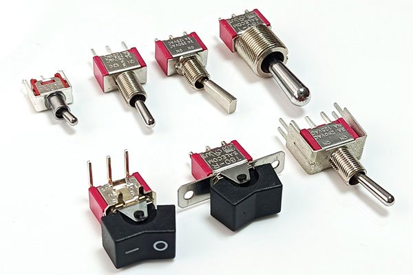 What are the different toggle switches?