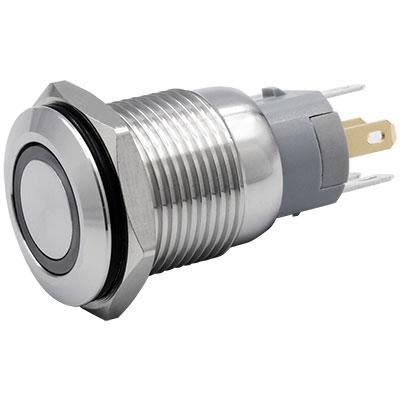 Ring LED Metal Push Button Switch