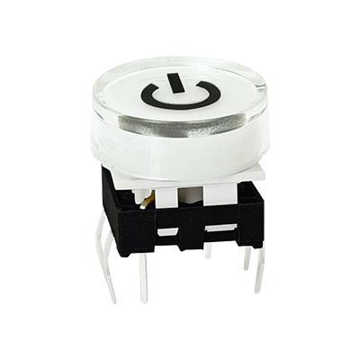 Round Video Illuminated Button