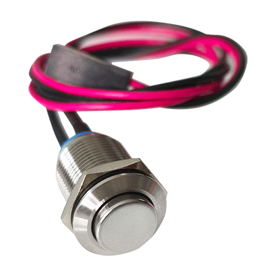 Metal Button Switch with Wire