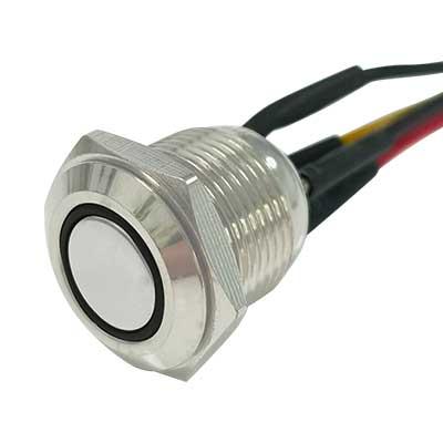 16mm Metal Push Button Switch With Wire