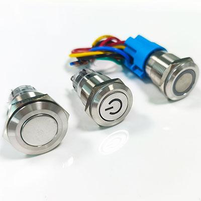 Metal Push Button Switch with Pre-Wired
