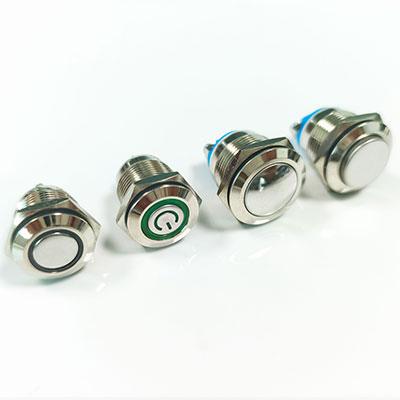 Rugged Illuminated Metal Push Button Switch
