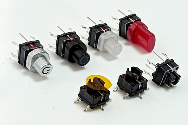 PCB illuminated LED tact switches 