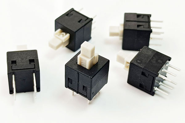 6 Pin Mini Self-locking Push Button Switch