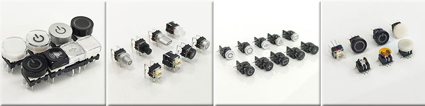 illuminated led tact switch push button