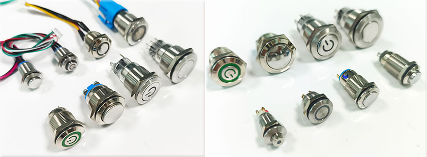 metal push button switch